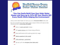 Diy Solar Water Heater