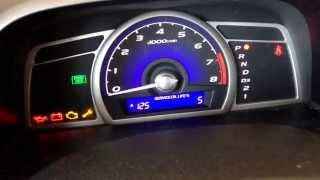 how to reset oil life on honda civic 2008