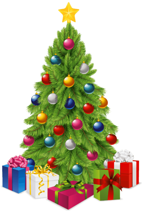 Arbol de Navidad y Regalos PNG transparente - StickPNG