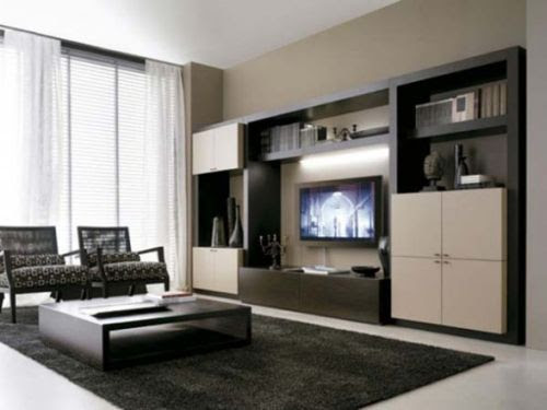 Decorate your nice living room with brown furniture