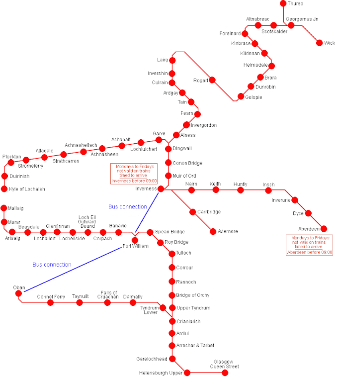 Scotrail Route Map : 1 : For example, the route from aberdeen to edinburgh is served by scotrail, lner, and crosscountry, which cover the 92 miles (148 km) between these two cities in 2h 37m.