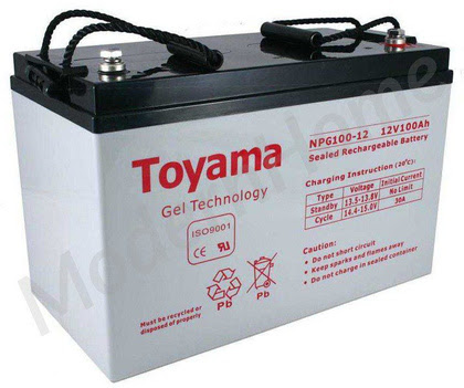NPG 12V 100Ah Gel Battery Batteries \ Toyama Gel 