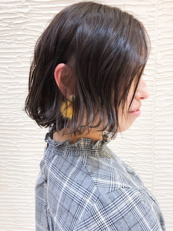 ナチュラルシアーウェービーボブ ヘアスタイル 美容院 美容室 モリオフロムロンドン 原宿本店 大宮 池袋 成増