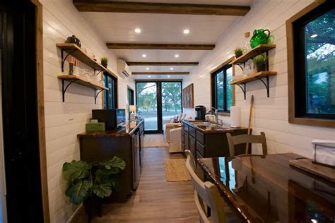 helm tiny shipping container home  cargohome  rooftop