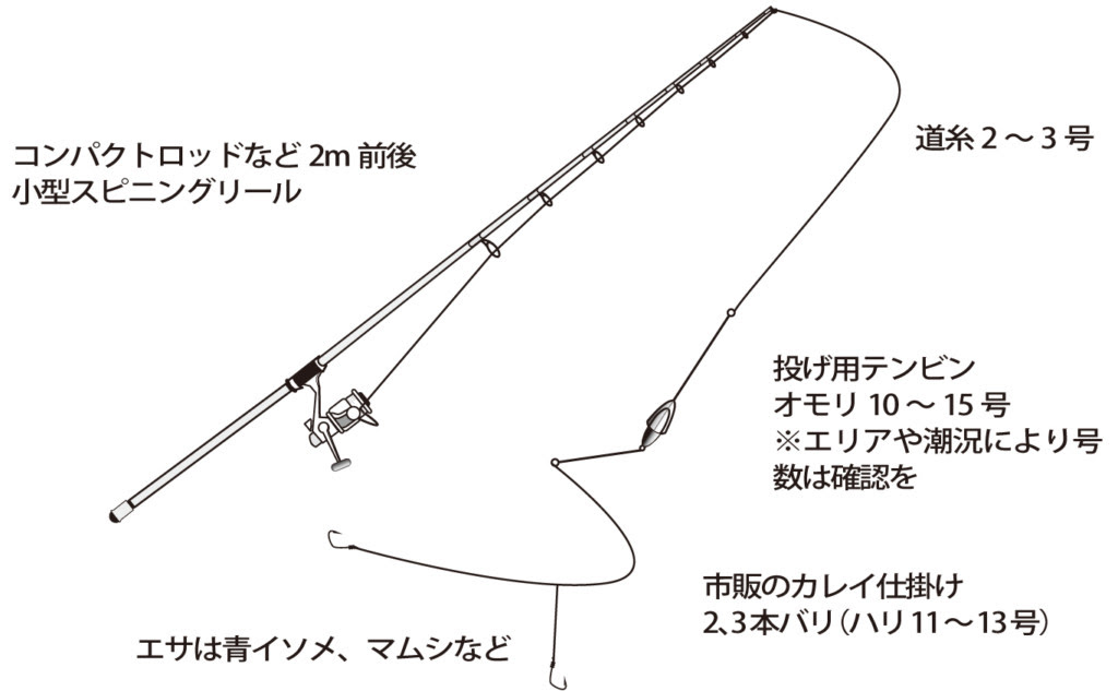 超入門 筏 カセのカレイ 基本的な釣り方 ニュース つりそく 釣場速報