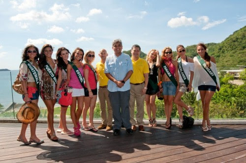 Miss Earth 2011 delegates in Nasugbu Batangas