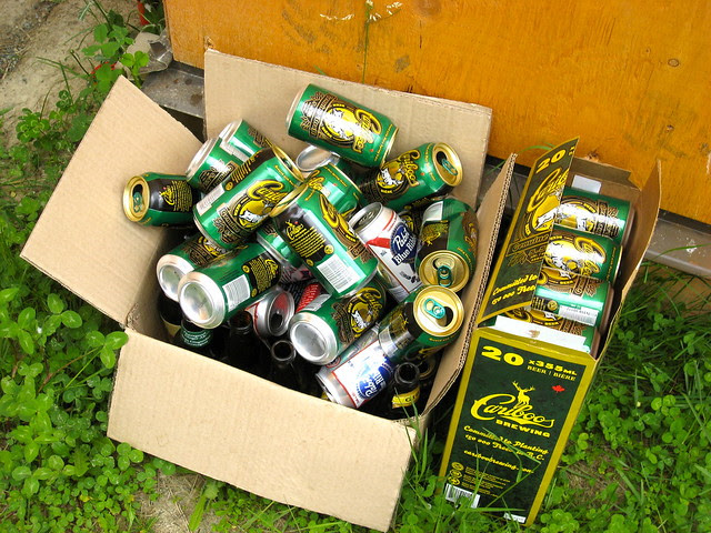 Empty Beer Pile