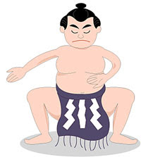 すもう取りと 貧乏神 福娘童話集 きょうの日本昔話