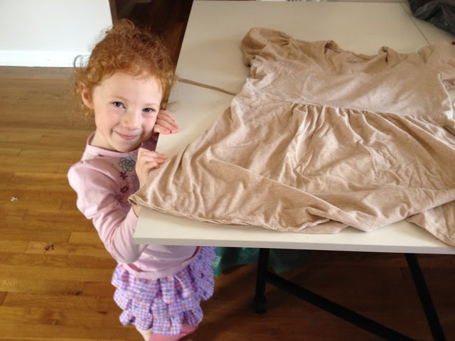 tshirt to ruffle scarf
