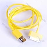 USB Data Charger Cable for Ipod Iphone 3g 3gs 4g Yellow