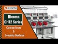Ricoma CHT2 Series Common Errors And Complete Guidance || ZDigitizing