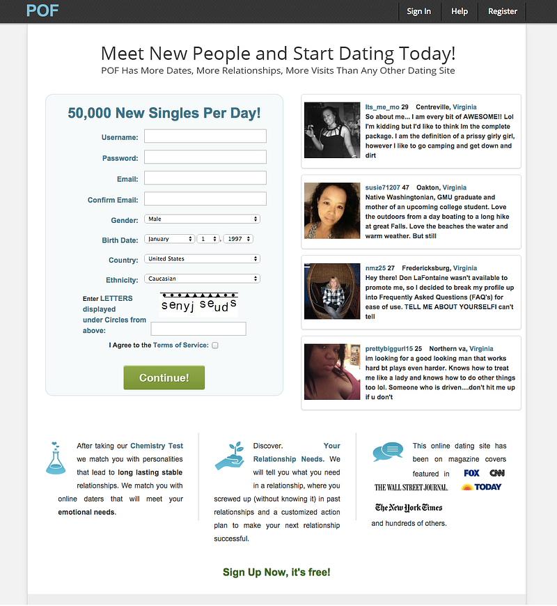 online dating benutzername