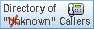 Directory of unknown callers.