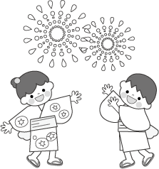 花火のイラスト 無料素材