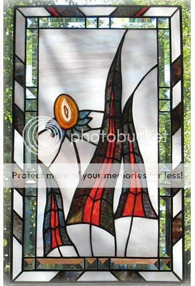 FleetingStillness stained glass