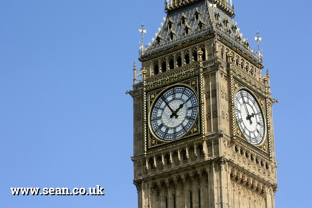 Big Ben clock face