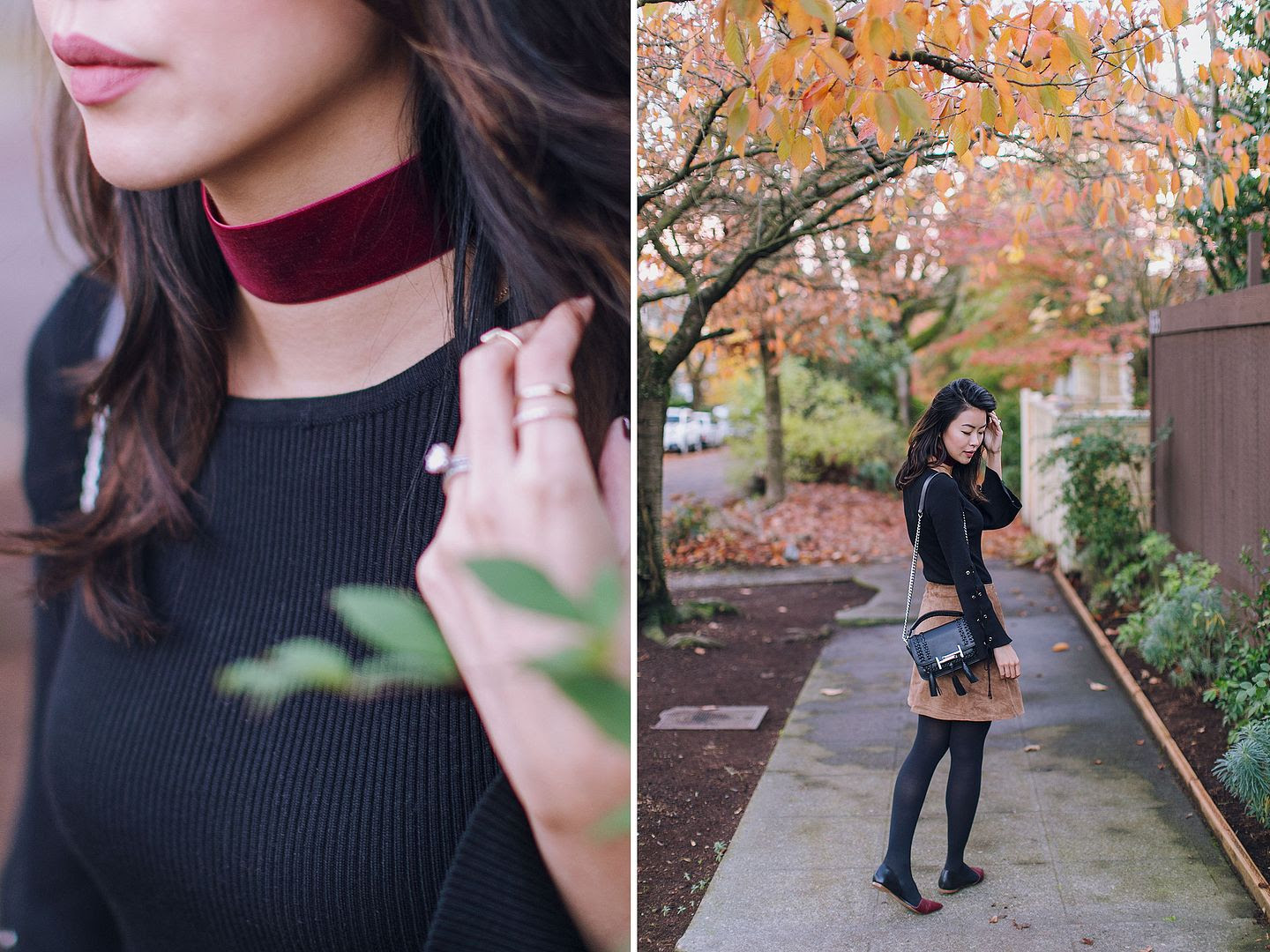 velvet choker