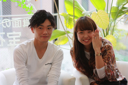 幸せなカップルさんのご来店 相談できる宝石屋 店長こっし のブログ 一期一会