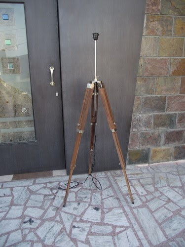3 Fold Corner Tripod Floor Lamp Stand Natural Wood Decorative Floor Lamp Lamps Lighting Floor Lamps