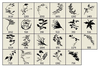 植物な Photoshop のブラシ Photoshop のブラシ Photoshop のブラシ 無料でダウンロード