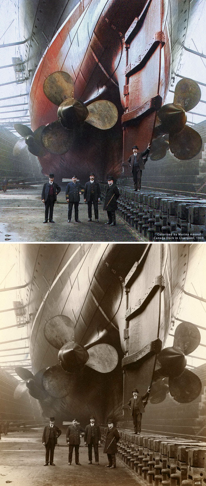 RMS Mauretania, 1909