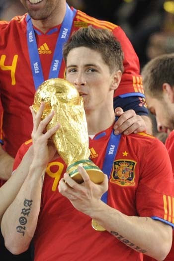 Spain World Cup winners 2010 [Reina and Torres]
