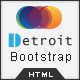 Detroit - Bootstrap Single Page Website Template - ThemeForest Item for Sale