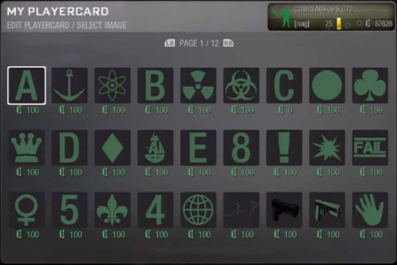 call of duty black ops emblems girls. lack ops emblems girl. call