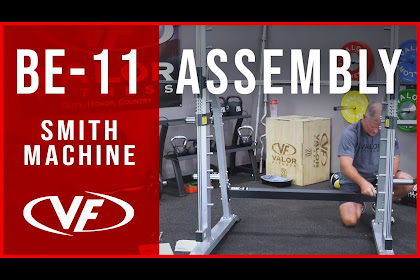 valor fitness be-11 smith machine assembly