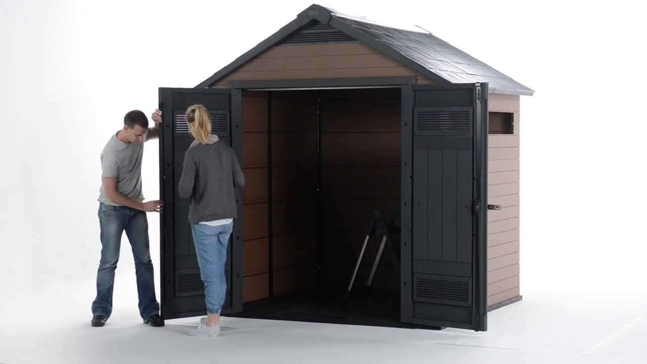 How To Assemble Keter Fusion Shed - YouTube