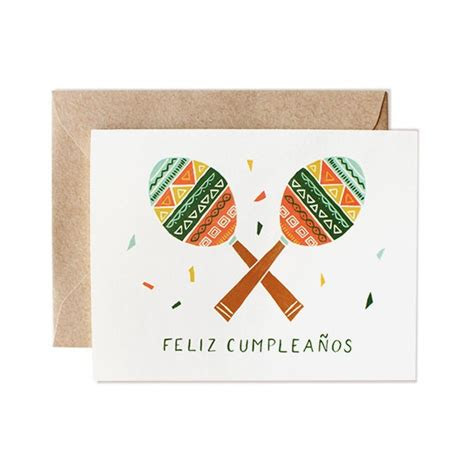  birthday card spanish birthday card friend birthday card