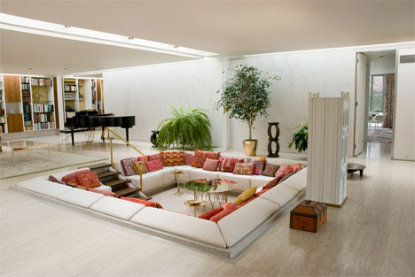 Living Room on Living Room Tropical Paradise Via Chateau Thombeau Sunken Living Room