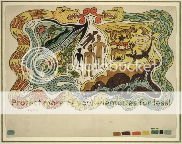 diego rivera - creation of popol vuh