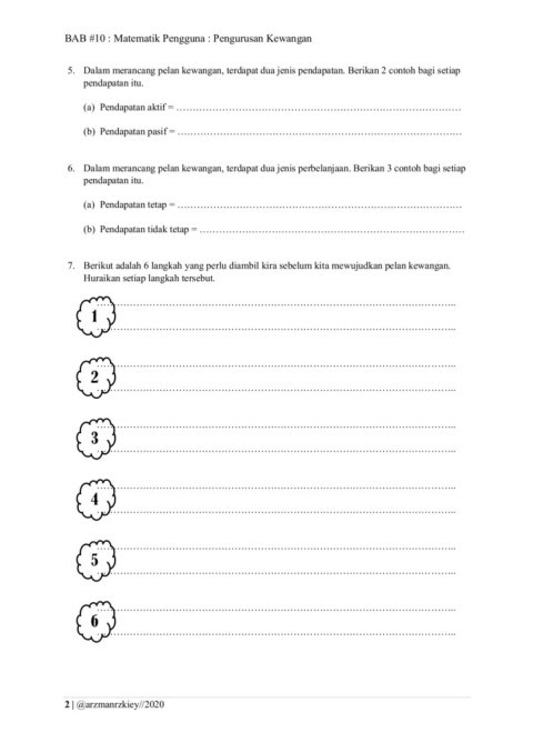 Matematik Tingkatan 4 Kssm Bab 10 Pengurusan Kewangan Lessons Blendspace
