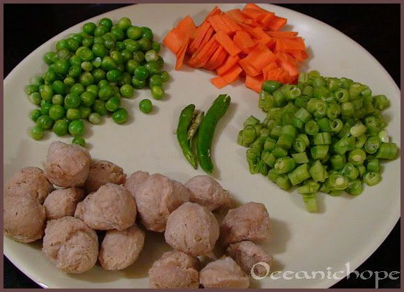 Soya Nuggets Rice