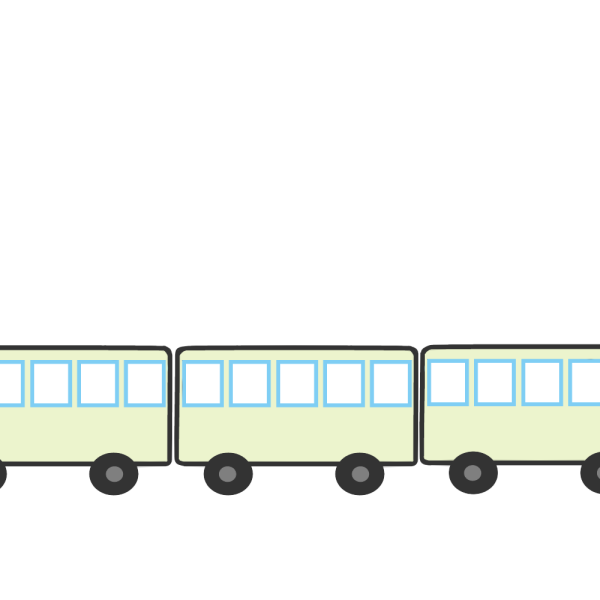 電車のイラスト かわいいフリー素材が無料のイラストレイン