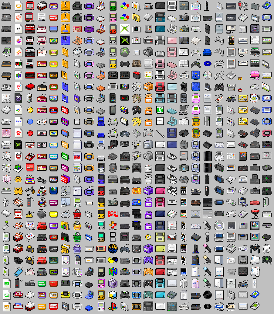 ゲーム機アイコン Tv Game Icons