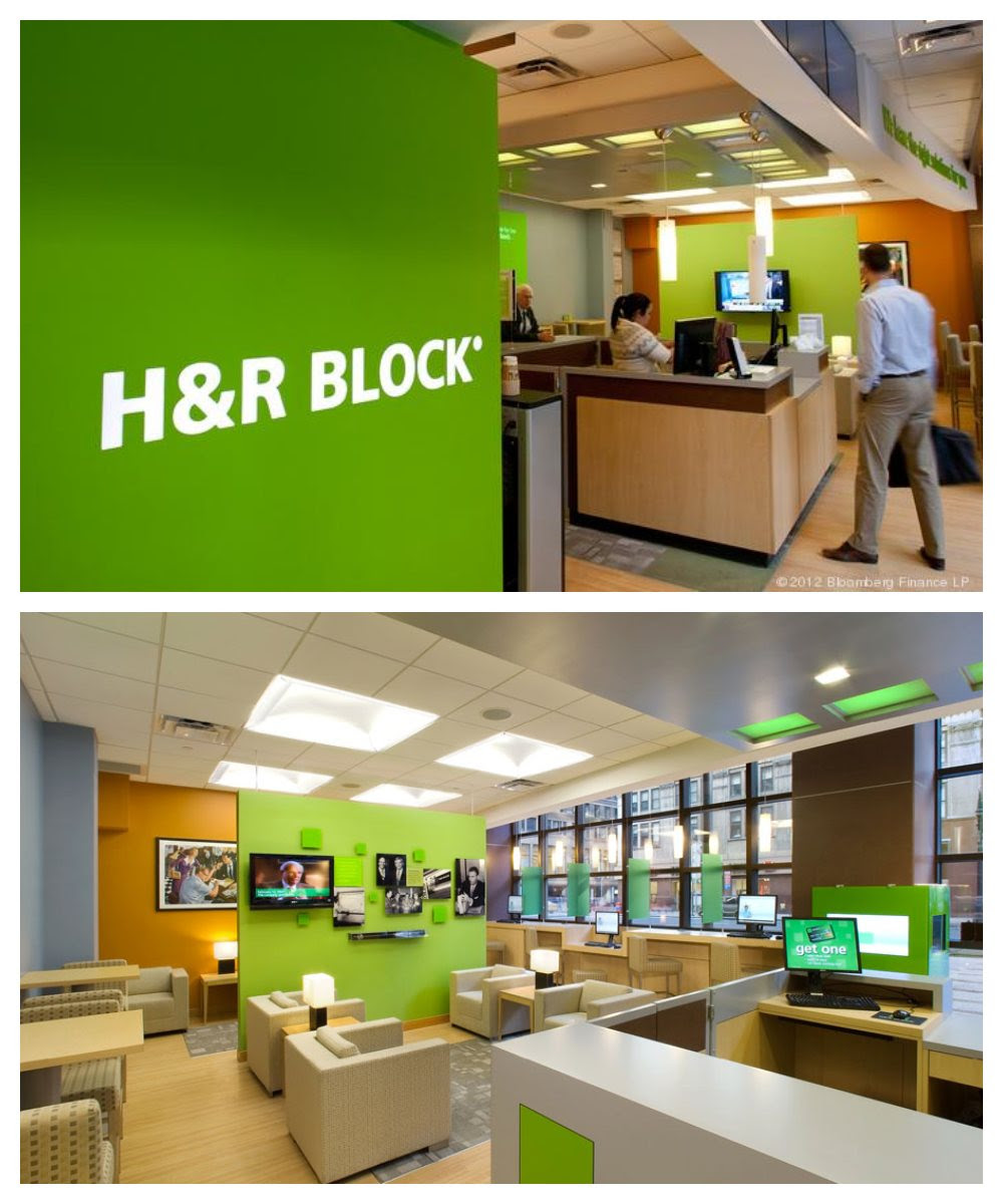 How many h r block offices 