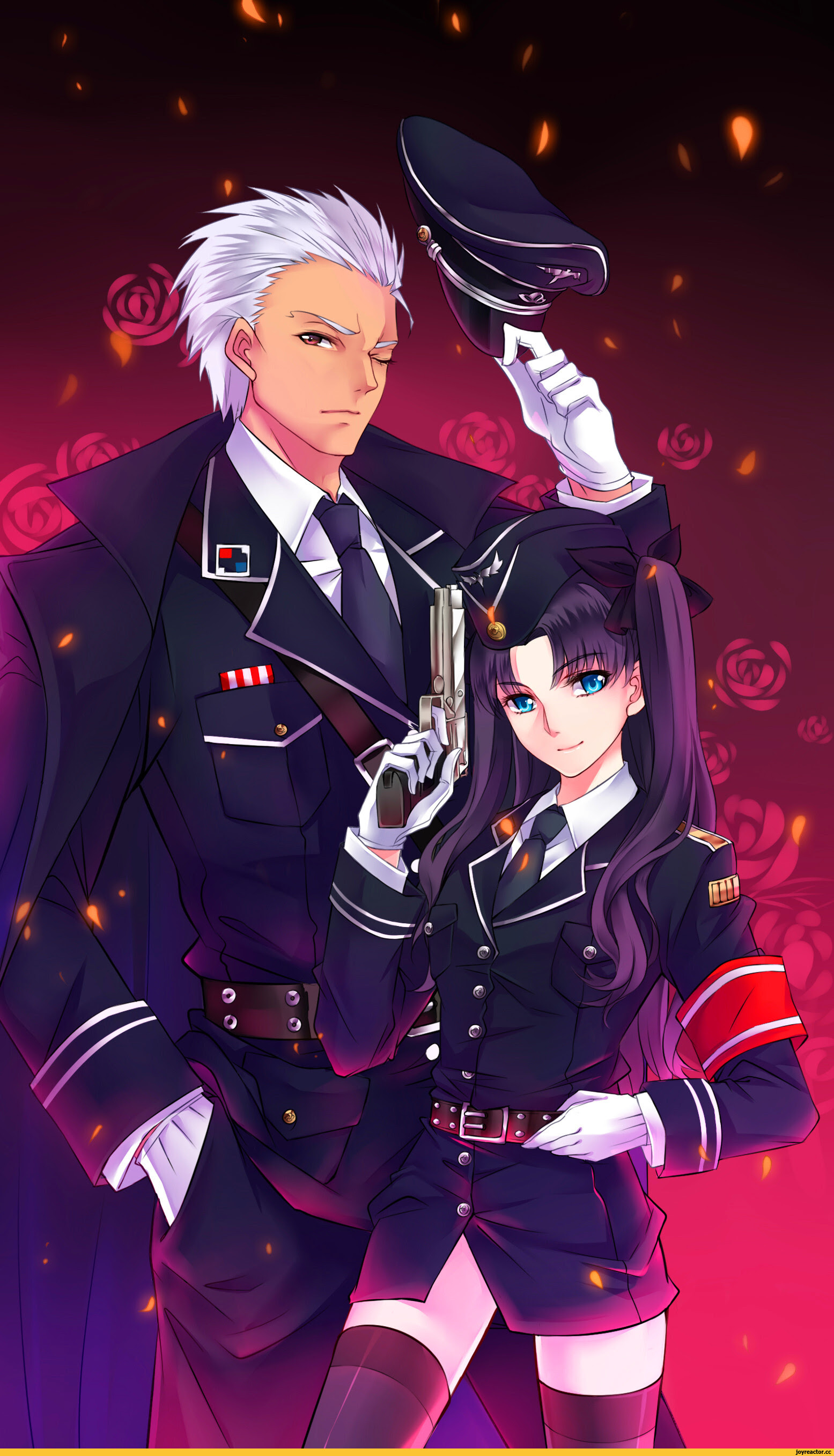Anime Rin Tohsaka and Archer