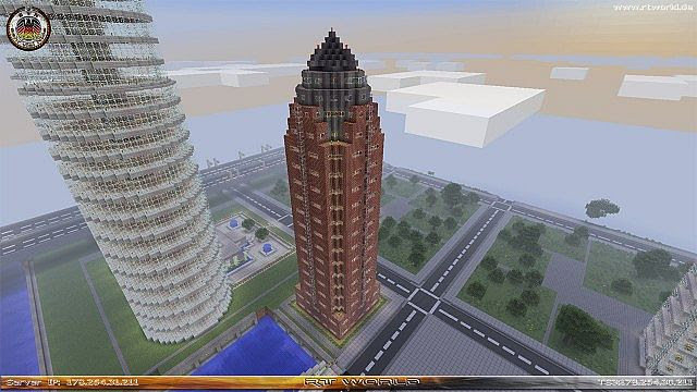 Skyscraper (Frankfurter Messeturm) Minecraft Project
