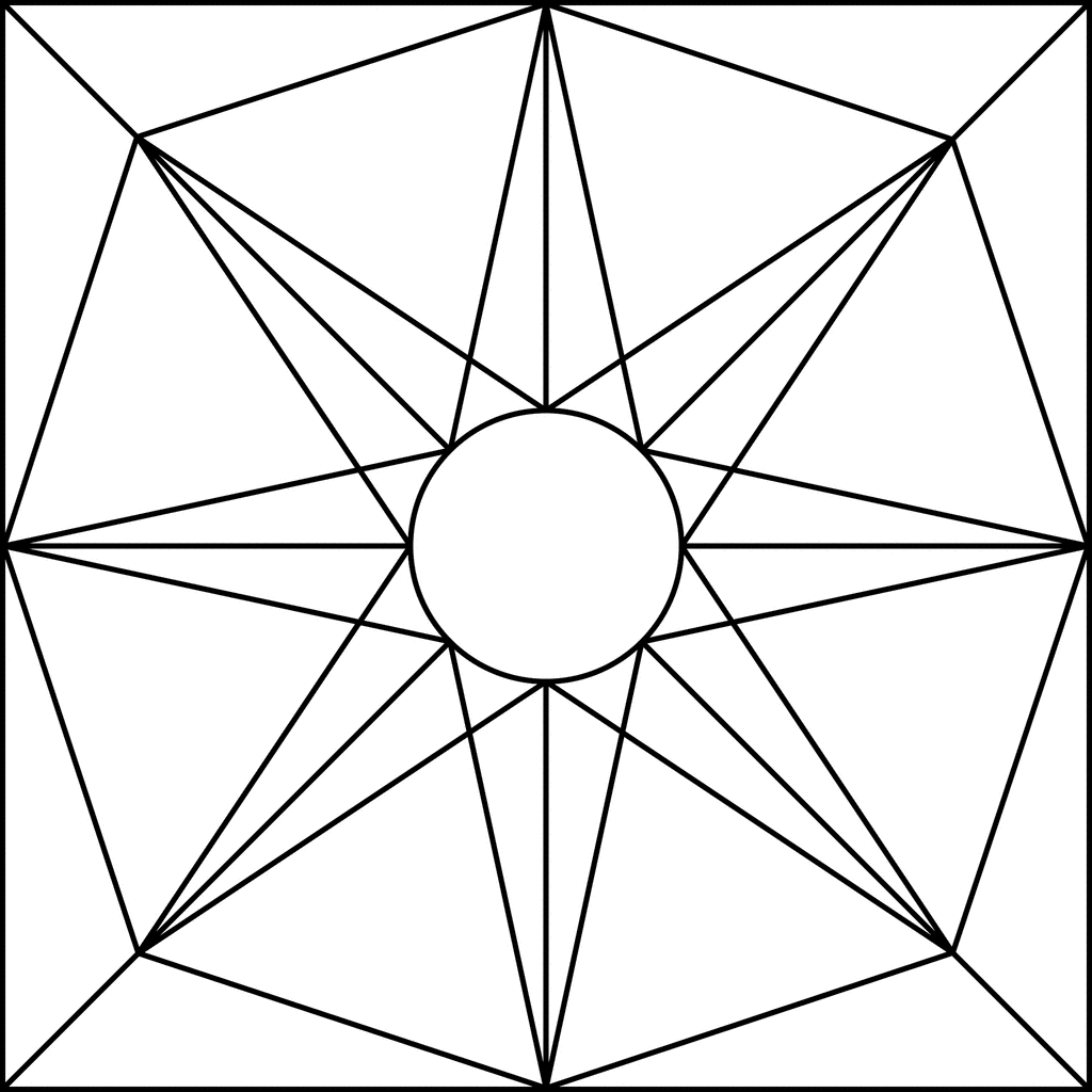 Geometric Block Pattern 71 | ClipArt ETC