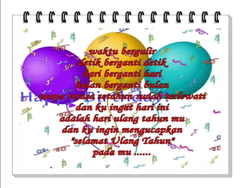 ucapan ulang tahun. berikan ucapan ulang tahun