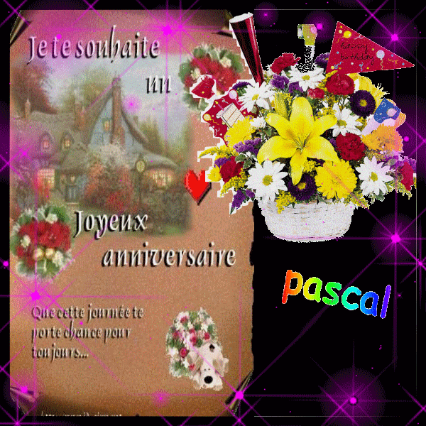 Joyeux Anniversaire Pascal