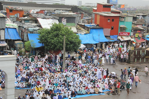 Eid Ul Fitr Namaz 2013 Station Road Bandr by firoze shakir photographerno1
