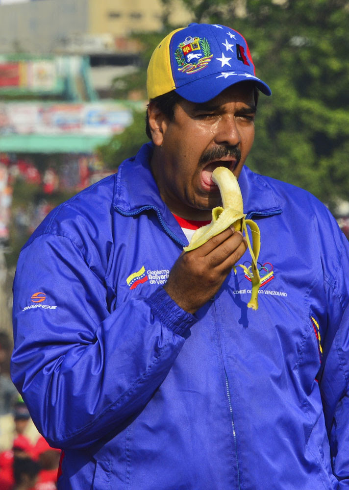 Resultado de imagem para nicolas maduro banana