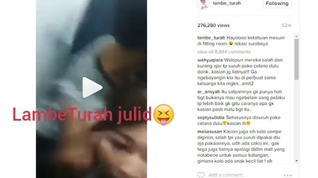 Anak SMA Kepergok Mesum di Mall Surabaya,