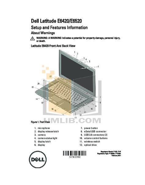eBook Dell Latitude E6420 Instruction Manual