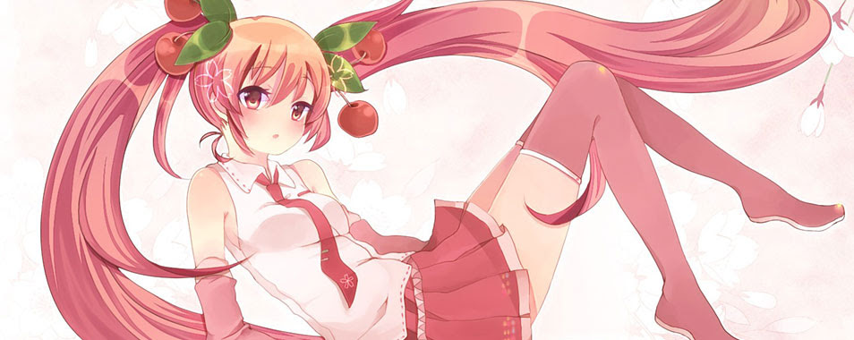 初音ミク 桜ミクの可愛いイラスト壁紙 ボカロ画像