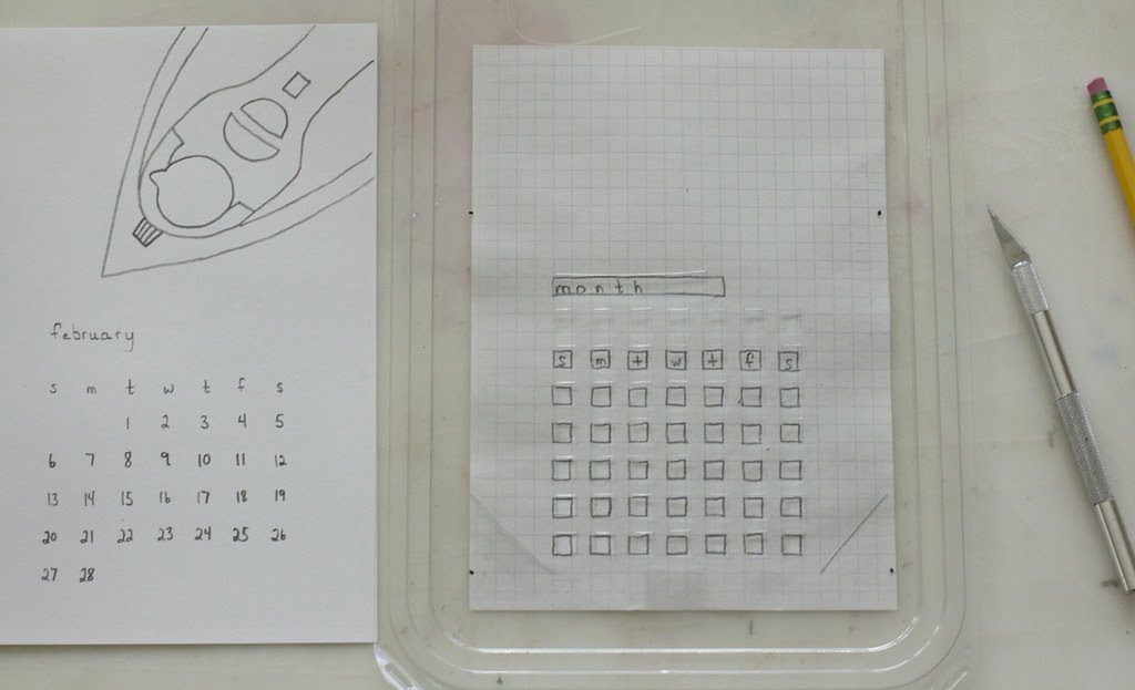 diy calendar template