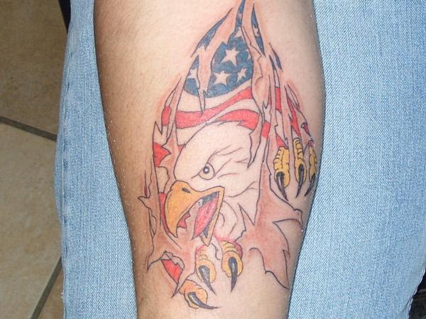 american flag eagle pictures. american flag eagle tattoo.